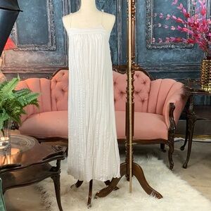 Light ivory sheer dress -FULLY LINED-